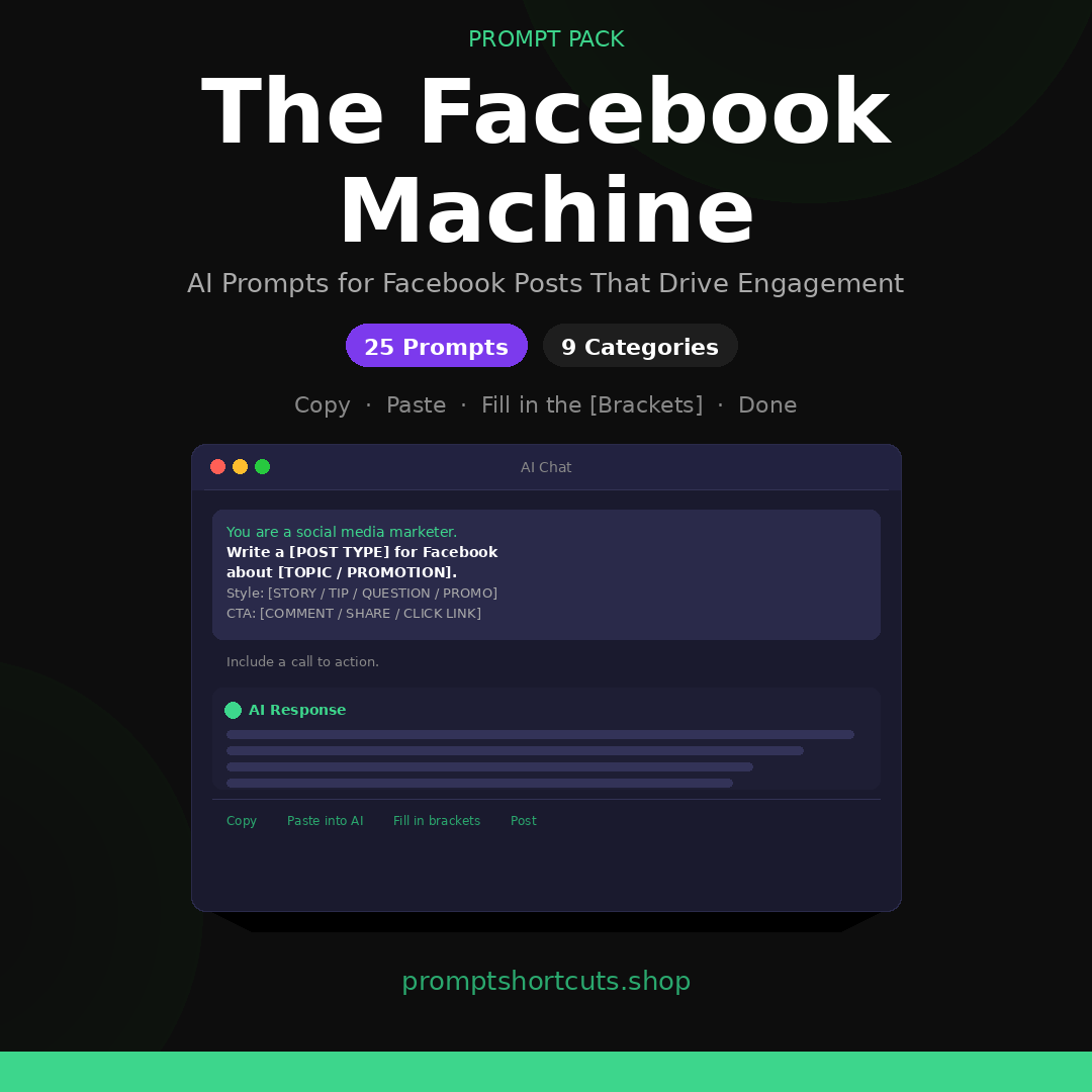 The Facebook Machine cover